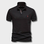 Noah | Slim Fit Klassiek Poloshirt met Sportieve Kraag-Detail