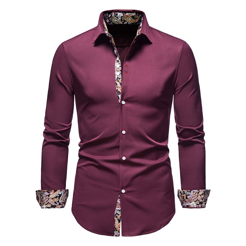 Magnus | Heren Overhemd met Paisley-Accenten