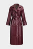 Sophia | Trenchcoat van kunstleer – Elegantie en kracht verenigd