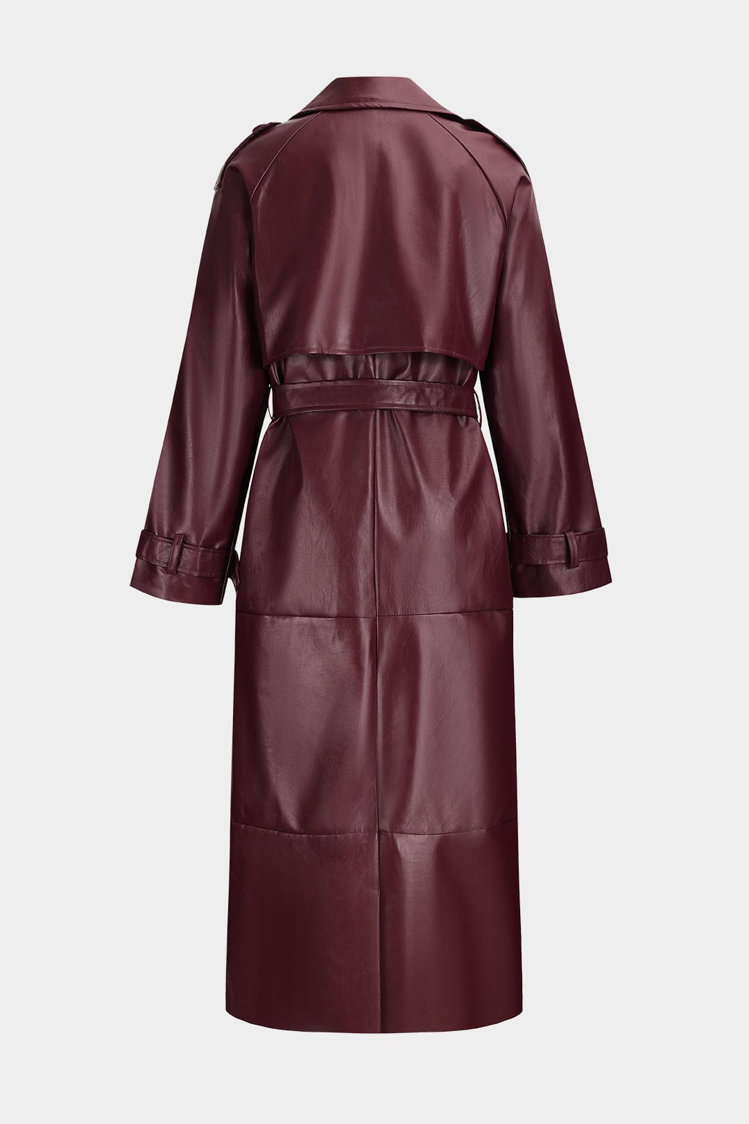 Sophia | Trenchcoat van kunstleer – Elegantie en kracht verenigd