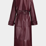Sophia | Trenchcoat van kunstleer – Elegantie en kracht verenigd