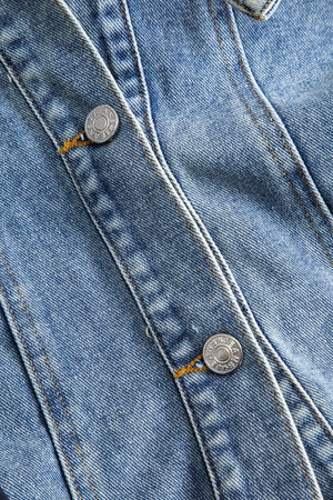 Jade | Patchwork-jack met denim- en nylon-elementen – Casual en uniek