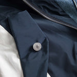 Jade | Patchwork-jack met denim- en nylon-elementen – Casual en uniek