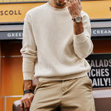 Marco Alvarez | Luxe Heren Trui van Acryl met Losse Pasvorm