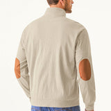 Mason Ridge | Heren Rib Half-Zip Sweater