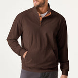 Mason Ridge | Heren Rib Half-Zip Sweater