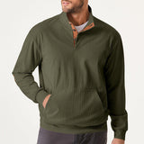 Mason Ridge | Heren Rib Half-Zip Sweater