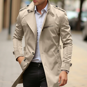 Gerard™ Elegante Heren Trenchcoat