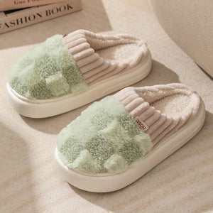 Geblokte™ Pantoffels | Pluche | Warm en Stijlvol