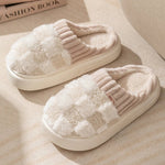Geblokte™ Pantoffels | Pluche | Warm en Stijlvol