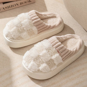 Geblokte™ Pantoffels | Pluche | Warm en Stijlvol