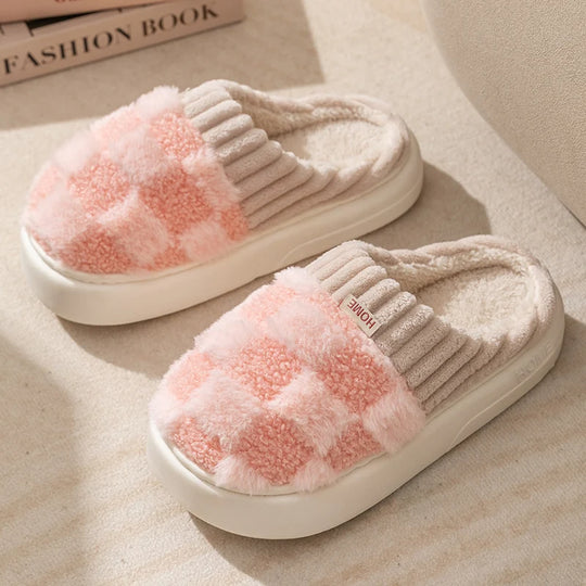 Geblokte™ Pantoffels | Pluche | Warm en Stijlvol