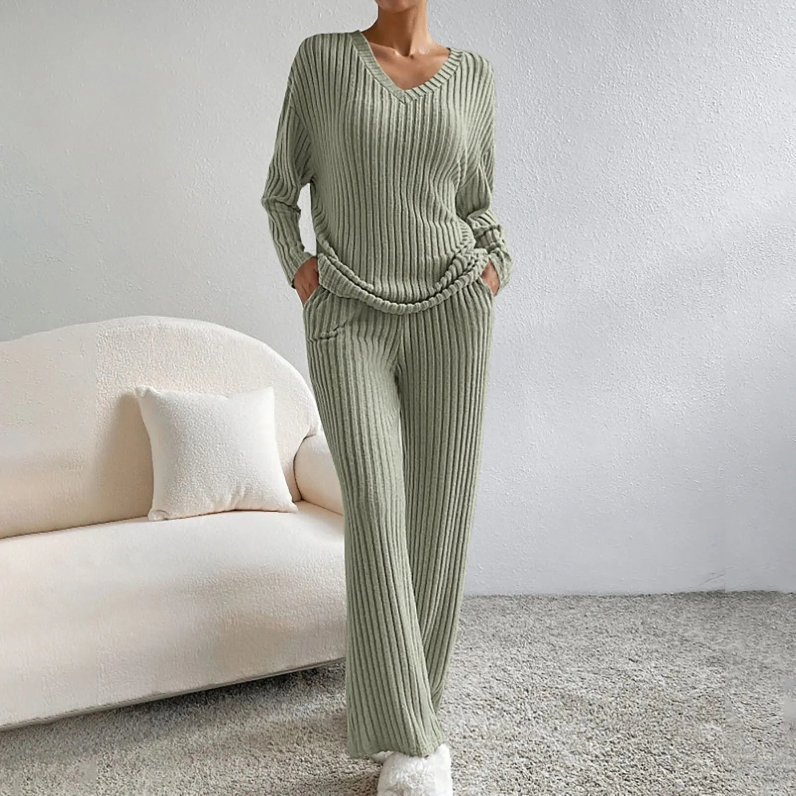 Anja™ Luxe 2-Delige Gebreide Set
