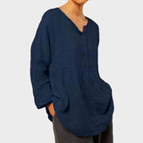 Clara™ Dames Linnen Tuniek