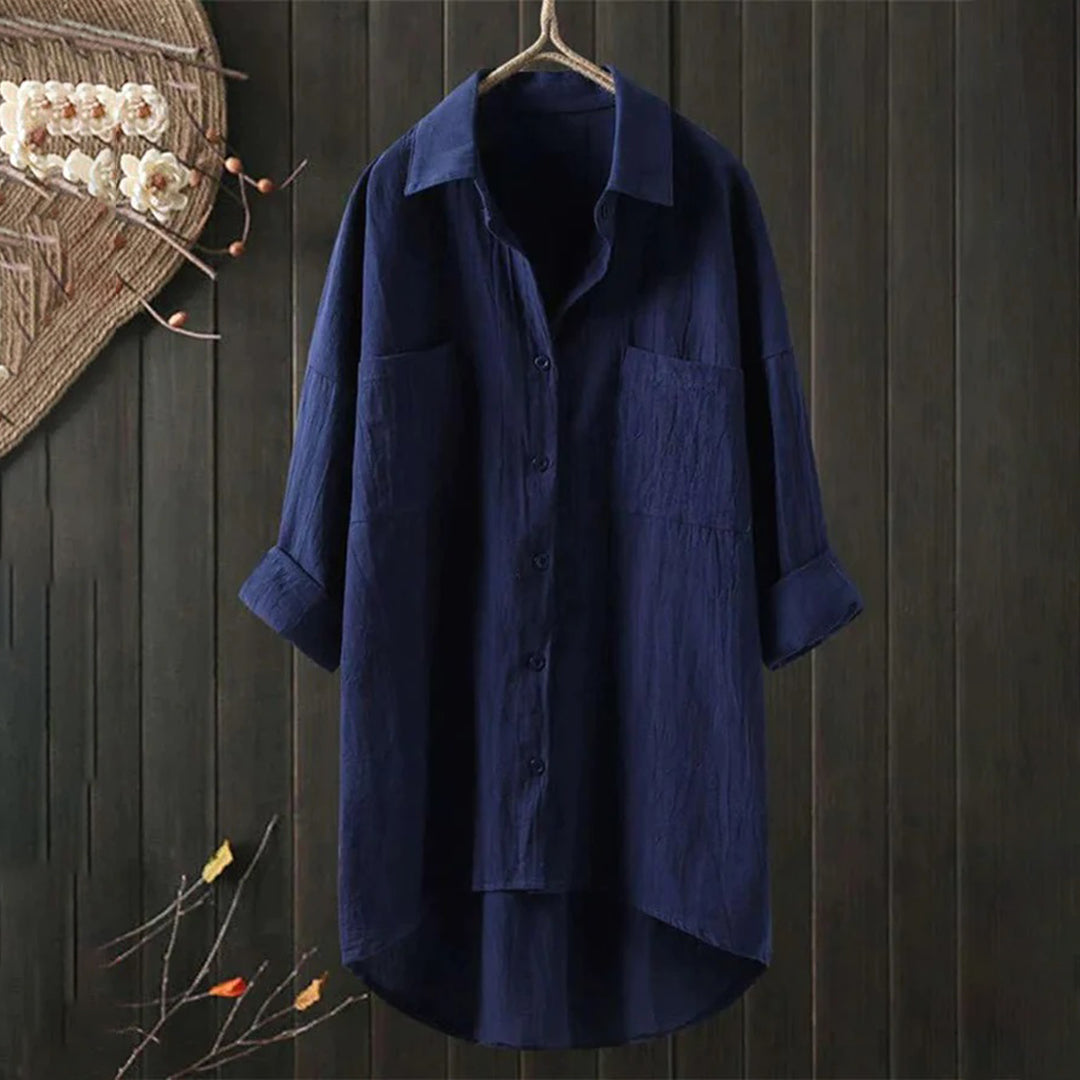 Zoe™ Dames Losvallende Blouse