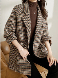 Oversized™ Geruite Blazer | Klassieke Look | Tijdloos en Trendy