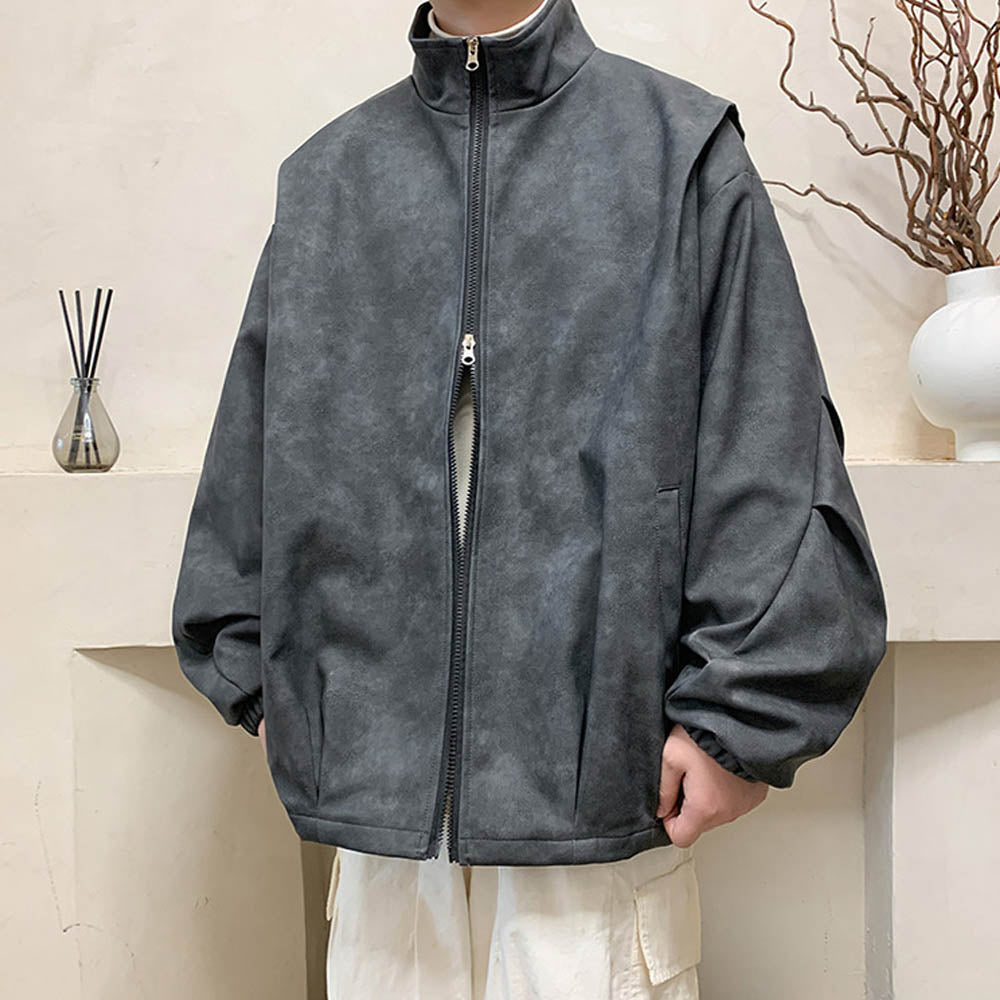 Fabian™ Vintage Faux Suede Jas