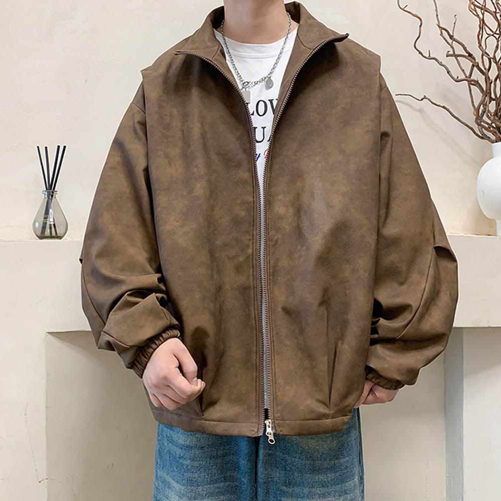 Fabian™ Vintage Faux Suede Jas