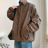 Fabian™ Vintage Faux Suede Jas