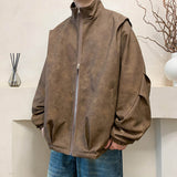 Fabian™ Vintage Faux Suede Jas