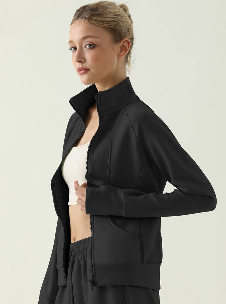 Mira | Sportieve Zip-Jack met Staande Kraag