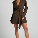 Dunja | Blazer-jurk met riem voor dames