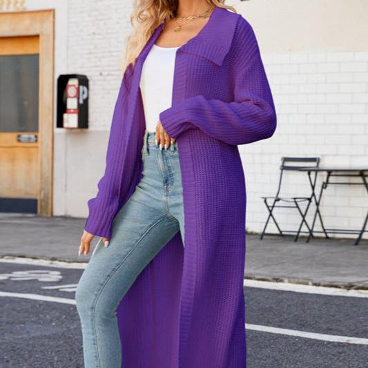 Lange™ Effen Cardigan | Acryl | Elegant en Warm