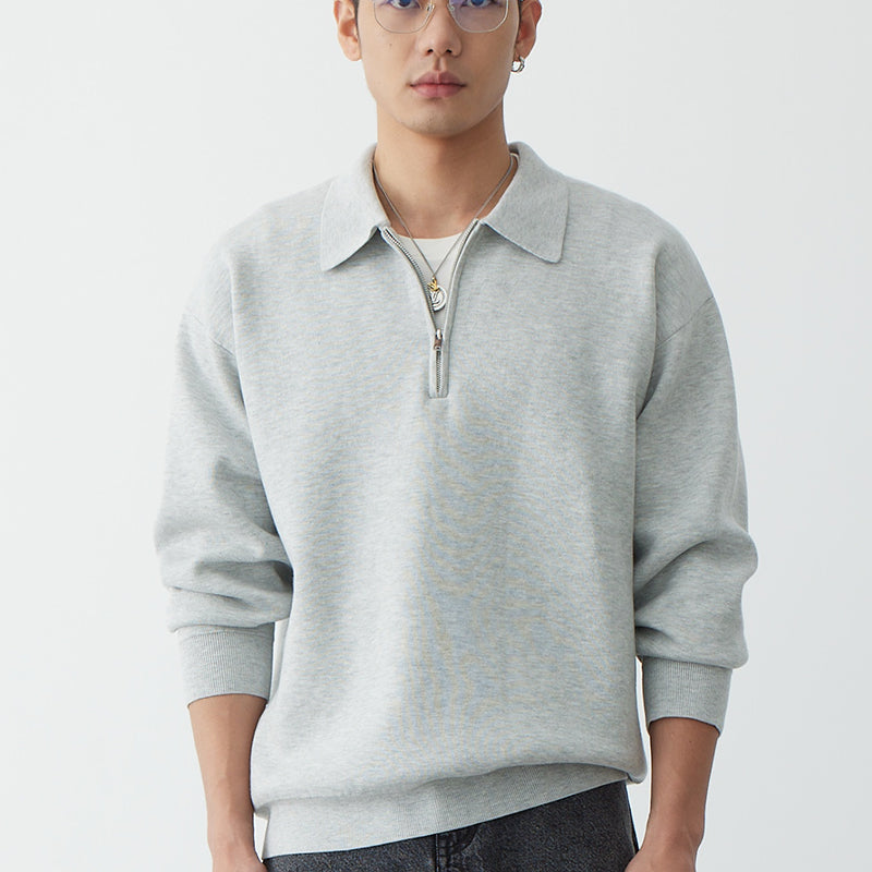 Sweatshirt™ met Polokraag | Comfortabel & Stijlvol | Relaxte Pasvorm