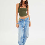 Ines | Trendy Geribbelde Tanktop voor Dames