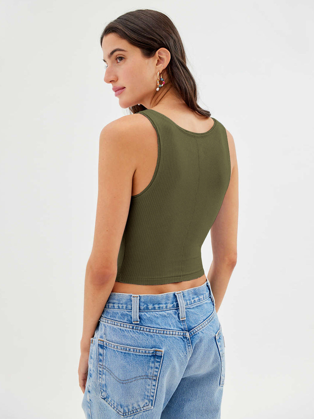 Ines | Trendy Geribbelde Tanktop voor Dames