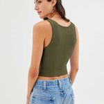 Ines | Trendy Geribbelde Tanktop voor Dames