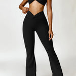 Elena | Hoge Taille Bootcut Leggings met Zakken