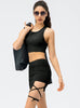 Selina | Sportieve Minirok met Vetersluiting
