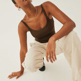 Philine | Mouwloze Crop-Camisole voor Vrouwen