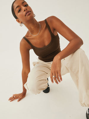 Philine | Mouwloze Crop-Camisole voor Vrouwen