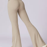 Elvira | Hoge Taille Leggings met Gerimpelde Tailleband