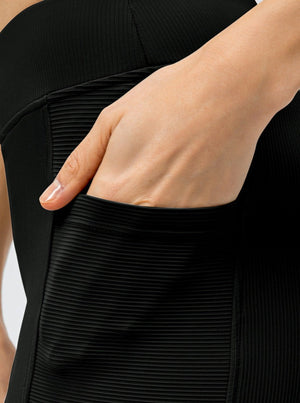 Selina | Sportieve Minirok met Vetersluiting