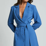 Dunja | Blazer-jurk met riem voor dames