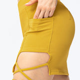 Liora | Sportieve Minirok met Zakken & Strappy-Detail