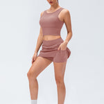 Kiara | Sportieve Tennis-Skort met Split
