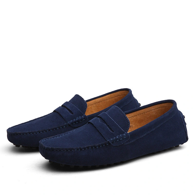 Hugo - suède loafers in Italiaanse stijl