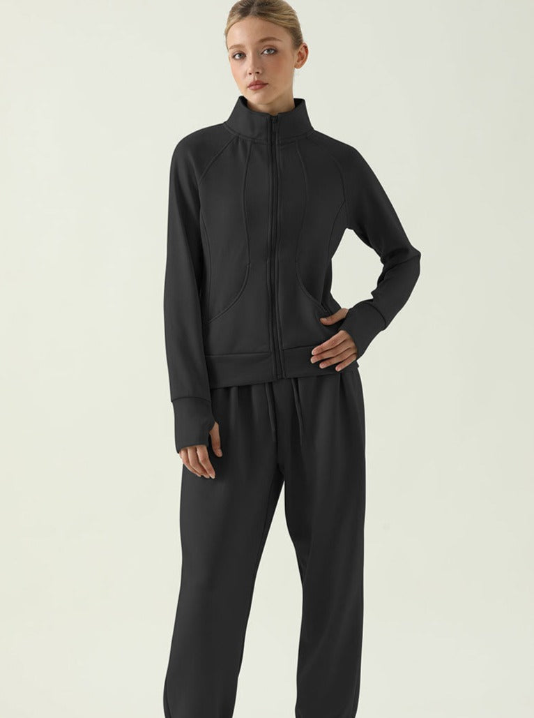 Mira | Sportieve Zip-Jack met Staande Kraag