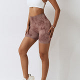 Athlina | Naadloze Hoge Taille Scrunch Shorts
