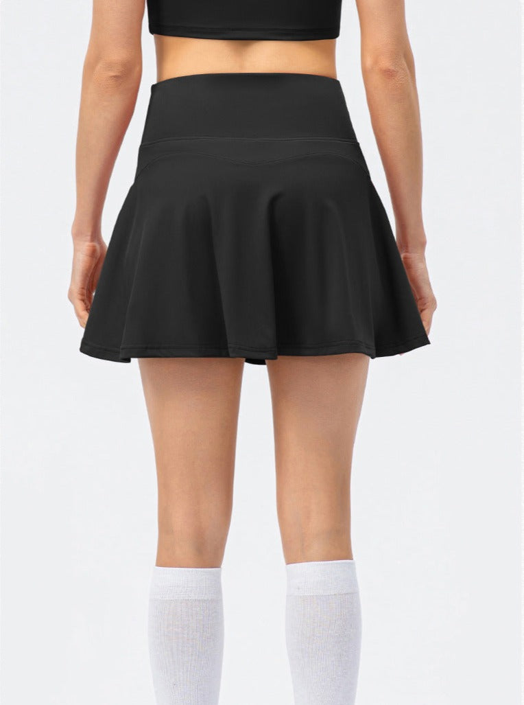 Sienna | Sportieve tennisrok met geïntegreerde shorts