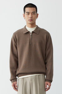 Sweatshirt™ met Polokraag | Comfortabel & Stijlvol | Relaxte Pasvorm