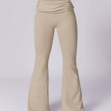 Elvira | Hoge Taille Leggings met Gerimpelde Tailleband