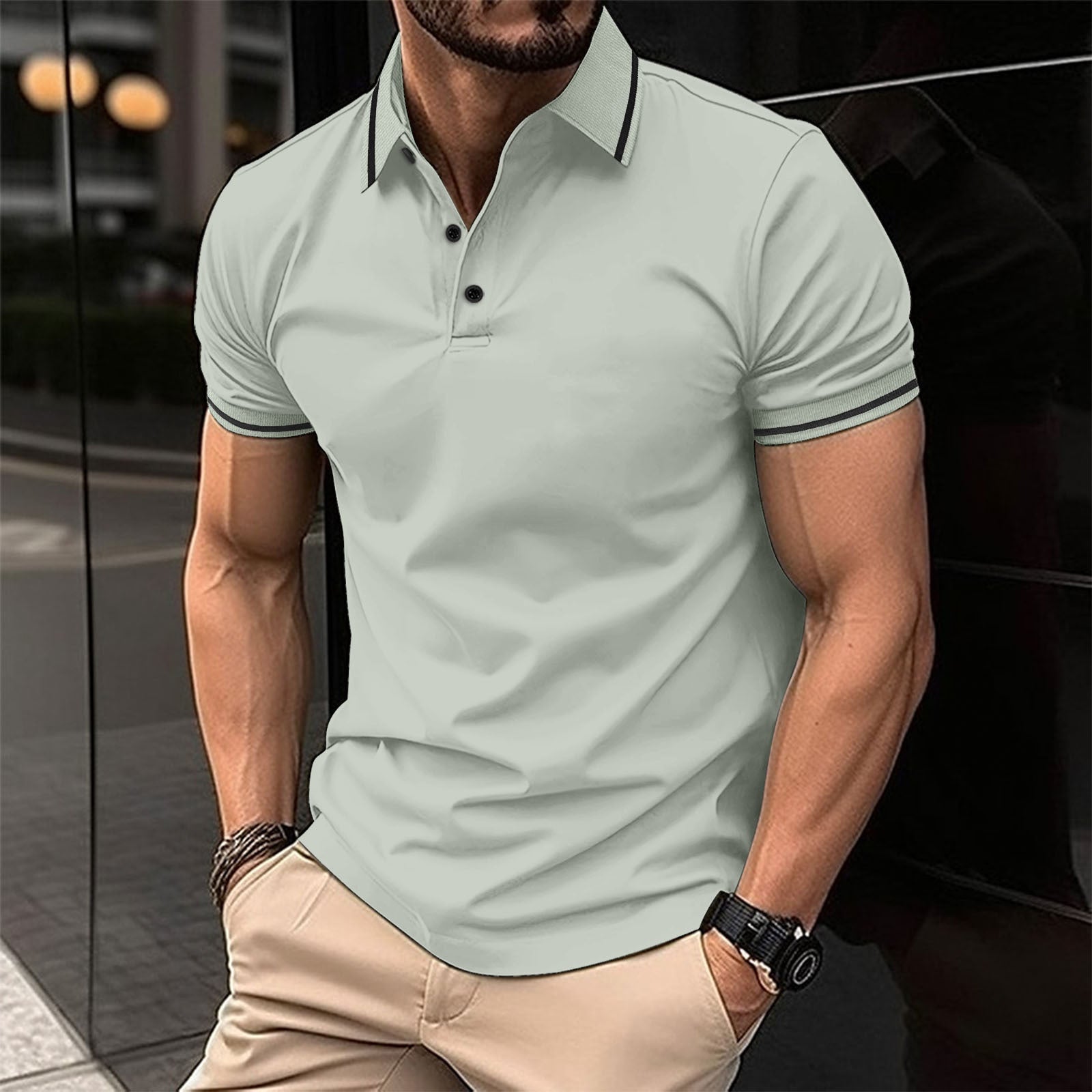 Casper™ Heren Slim-Fit Polo Shirt