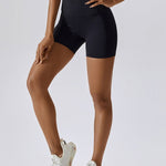 Aria | Naadloze Hoge Taille Sport Shorts