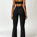 Elena | Hoge Taille Bootcut Leggings met Zakken
