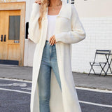 Lange™ Effen Cardigan | Acryl | Elegant en Warm
